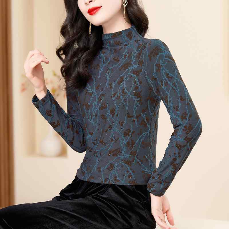 コーデ レディース ファッション オシャレ カワイイ シンプル きれいめ ナチュラル 上品カジュアル 婦人服 長袖 Tシャツ ハーフ ハイネック 防寒 レイヤリング