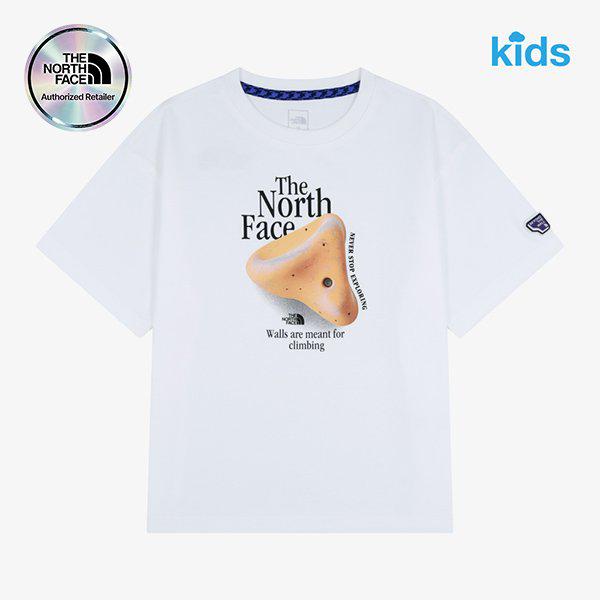 [ノースフェイス公式] キッズアップホールド半袖Tシャツ NT7US02S_WHT