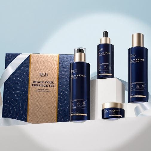 ドクタージー ブラックスネイル プレステージ セット (本品 4点 セット) トナー150ml + エマルジョン 150ml + アンプル50ml + クリーム50ml