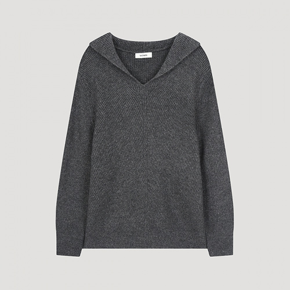 (Shes Miss) ウールブレンドセーラーカラーニットプルオーバー_SSKPOO41110_CH