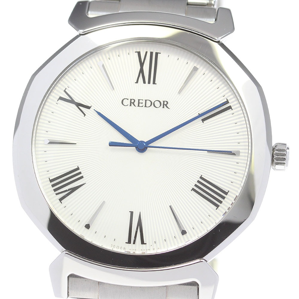 セイコー SEIKO GCAR979/8J81-0AS0 クレドール リネアルクス クォーツ メンズ 良品 箱・保証書付き_845082【中古】