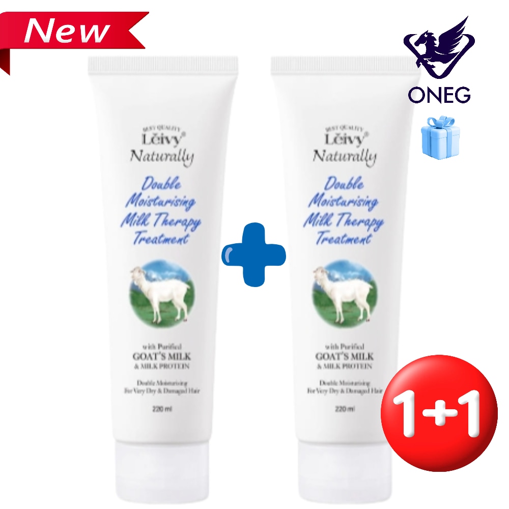 [ゆらゆらする髪質ケア/1 + 1] レイビー 山羊乳 ミルクセラピー トリートメント 220ml + 220ml/ 韓国人気トリートメント/ 1秒水膜コーティング/ 牛乳タンパク質/ 心地よい残響/