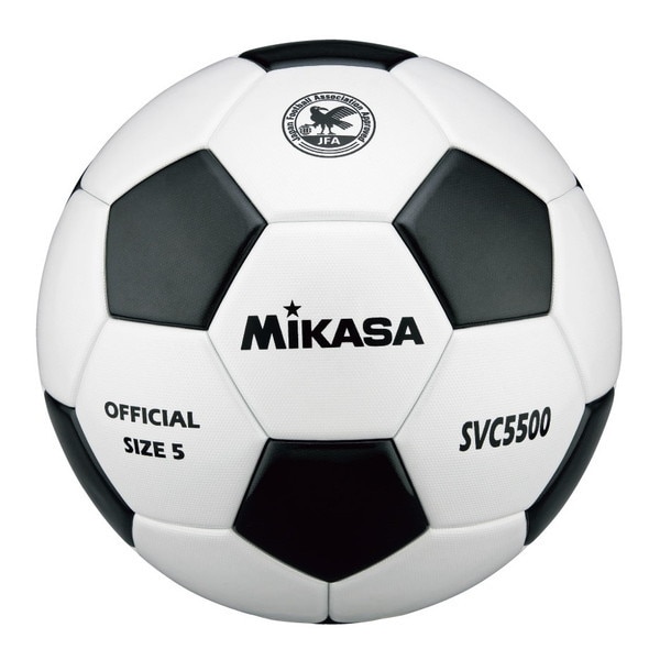 SVC5500-WBK サッカー5号 検定球 貼り 白黒