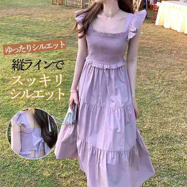 ワンピース レディース ファッション 北欧風 高級感 魅せる カジュアル おしゃれ 体型カバー ストレッチ 着せ シンプル 美脚 脚長 通勤 通学