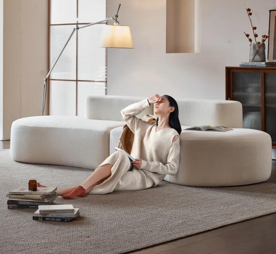 ボックス内のリビングルーム用に圧縮されたモジュラー断面圧縮ソファー　セット家具ソファ真空パック圧縮ソファ 2人ソファー３人ソファー