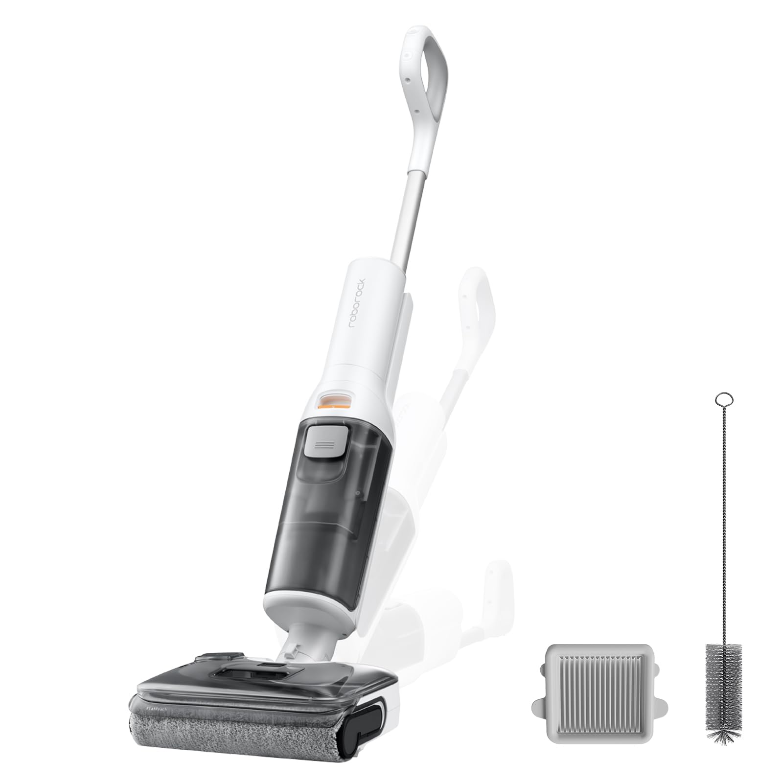 roborock(ロボロック) F25 RT 水拭き掃除機 コードレス掃除機 ローラーブラシ毛がらみゼロ 20000Paピーク吸引力 自動洗浄&乾燥 エッジ清掃対応 180フラットリーチ2.0 吸引