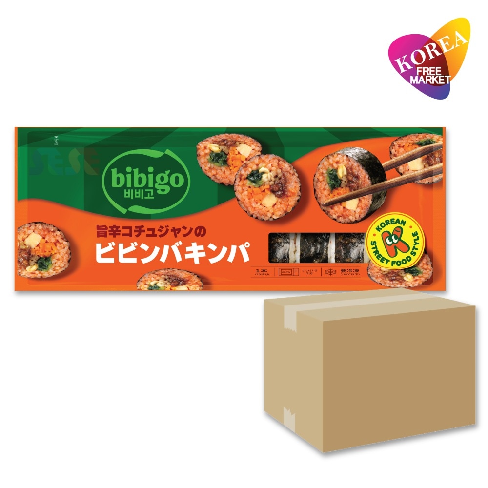 【冷凍】 冷凍 ビビンバキンパ 18袋セット 250g / ビビゴ 旨辛コチュジャンの ビビンバキンパ CJ 韓国料理 海苔巻き キムパブ ノリマキ