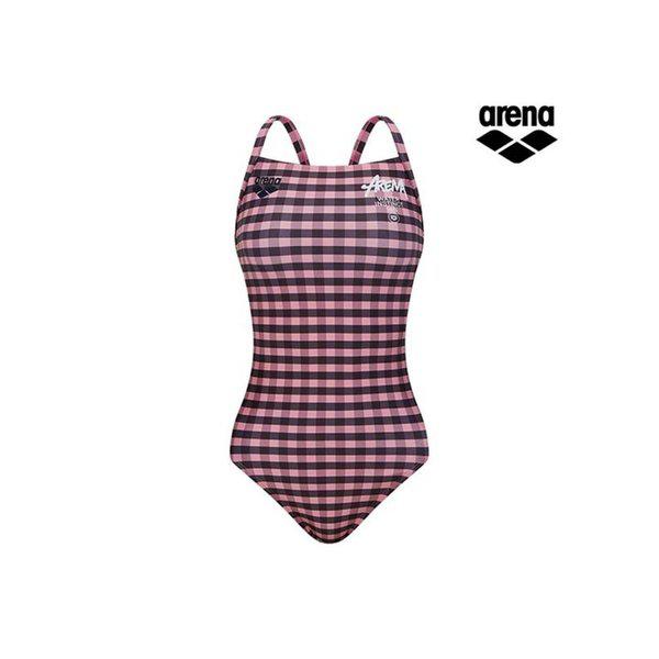 アーバンチェックワンピースダブルクロスストラップバッグA6SL1LO66PNK