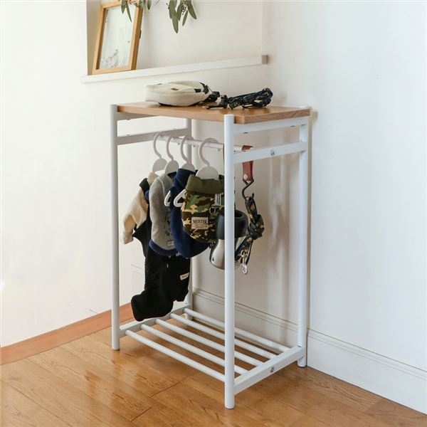 ペット用 ハンガーラック 収納ラック ペット用品 犬用 猫用 LUST ルスト WH ホワイト 6,512円