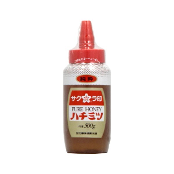 加藤美蜂園本舗 サクラ印 蜂蜜 ポリ 500g 12 メーカー直送