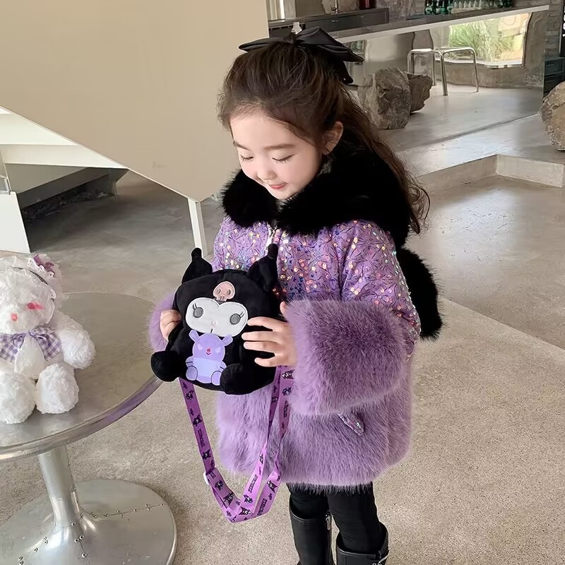 女の子の毛皮を模した冬着のコート秋冬の新赤ちゃん爆金クロミの洋ガスに厚毛の綿入れ 4,863円