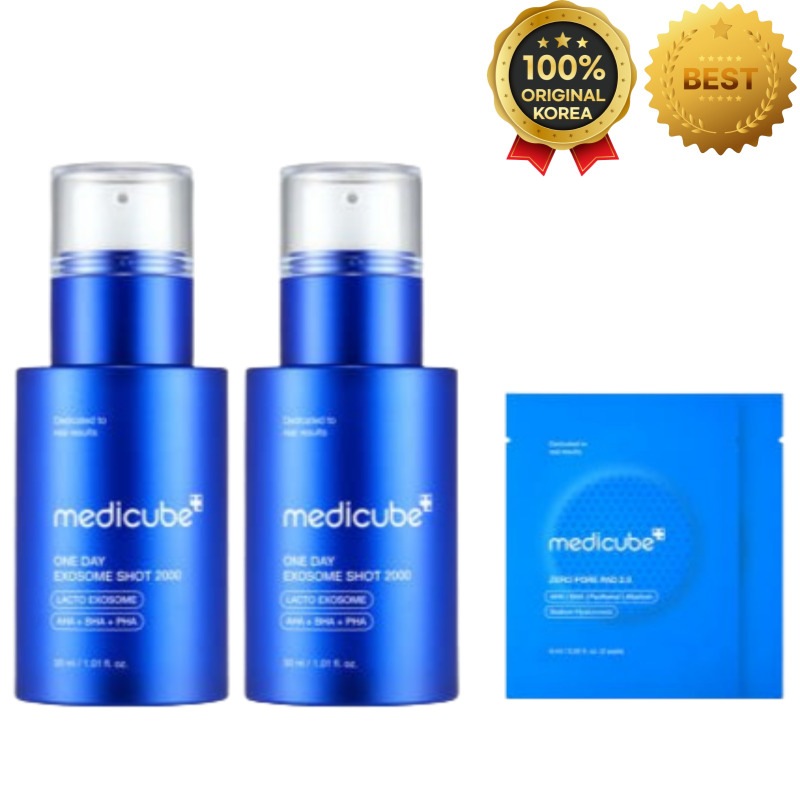 ゼロエクソソーム毛穴アンプル2000/7500_30ml X 2個(+マスクパック2枚)