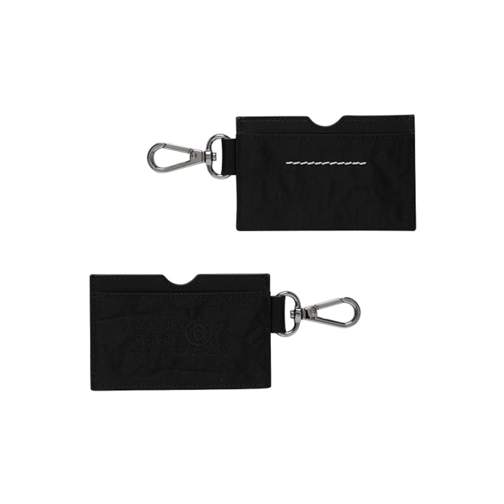 メゾンマルジェラメゾンマルジェラ SA5UI0019 P6994 T8013 MM6 ナンバリングロゴカードウォレット PDSSA5UI0019 P6994 T801