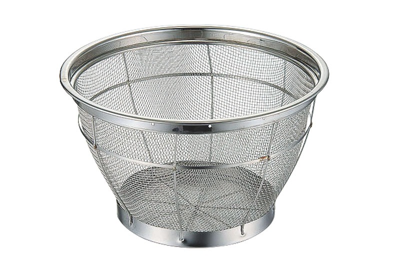 本間冬治工業 BK 18-8深型ザル荒目 37.5cm