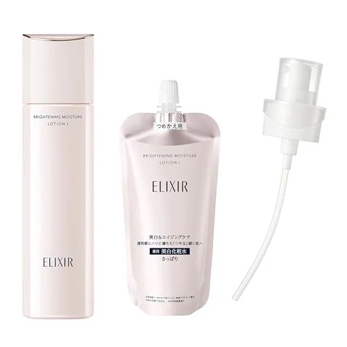 ELIXIR エリクシール ブライトニング ローション WT 1(さっぱりタイプ) 170mL+150mL 本体＋レフィル(150mL)＋専用デ