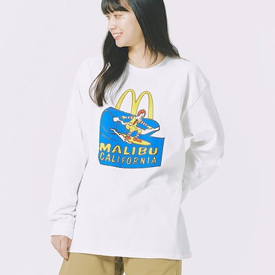 マクドナルド 長袖 Tシャツ 波乗りドナルド マリブ...のサムネイル