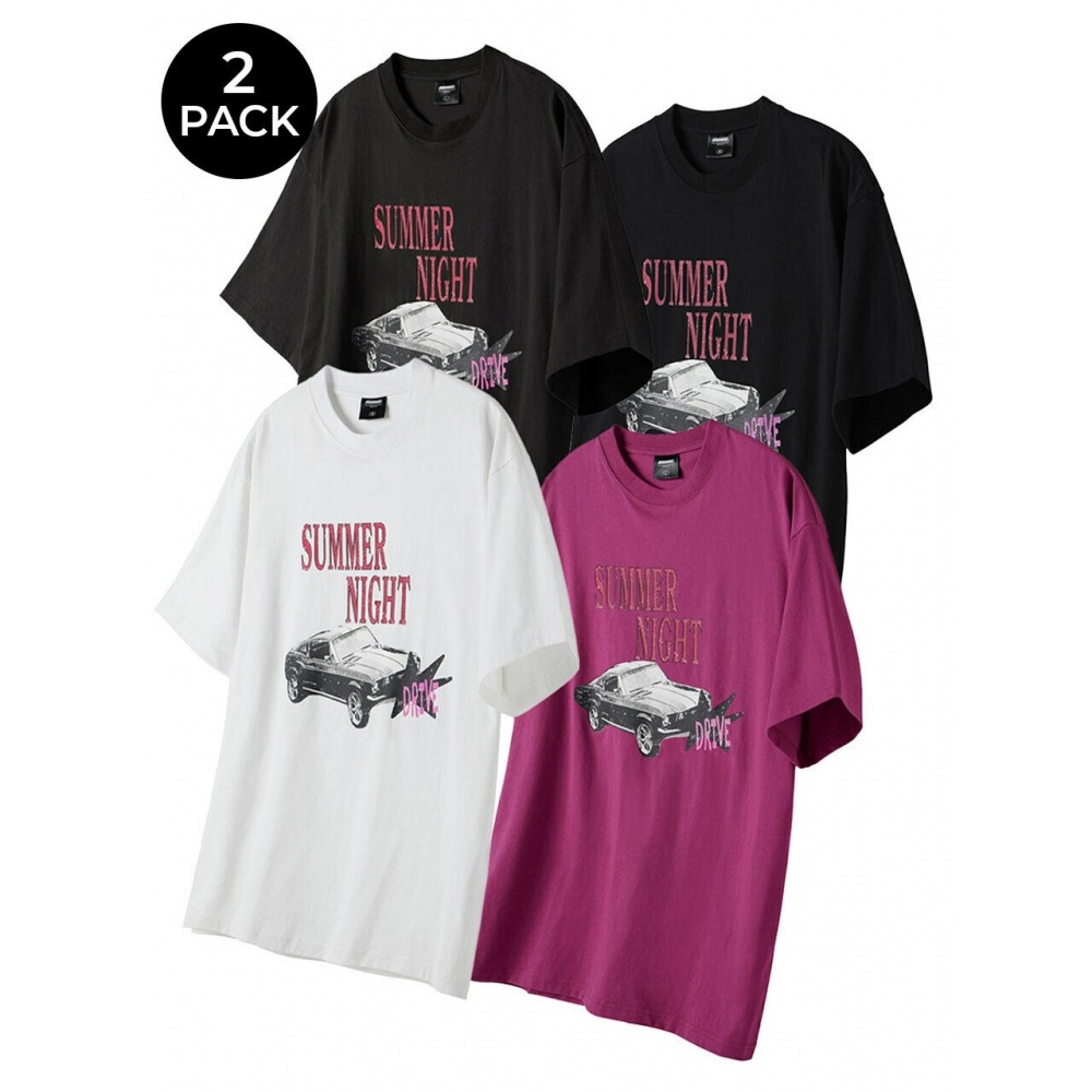 アーバナージュサマーナイトオーバーショートスリーブ (4COLOR)