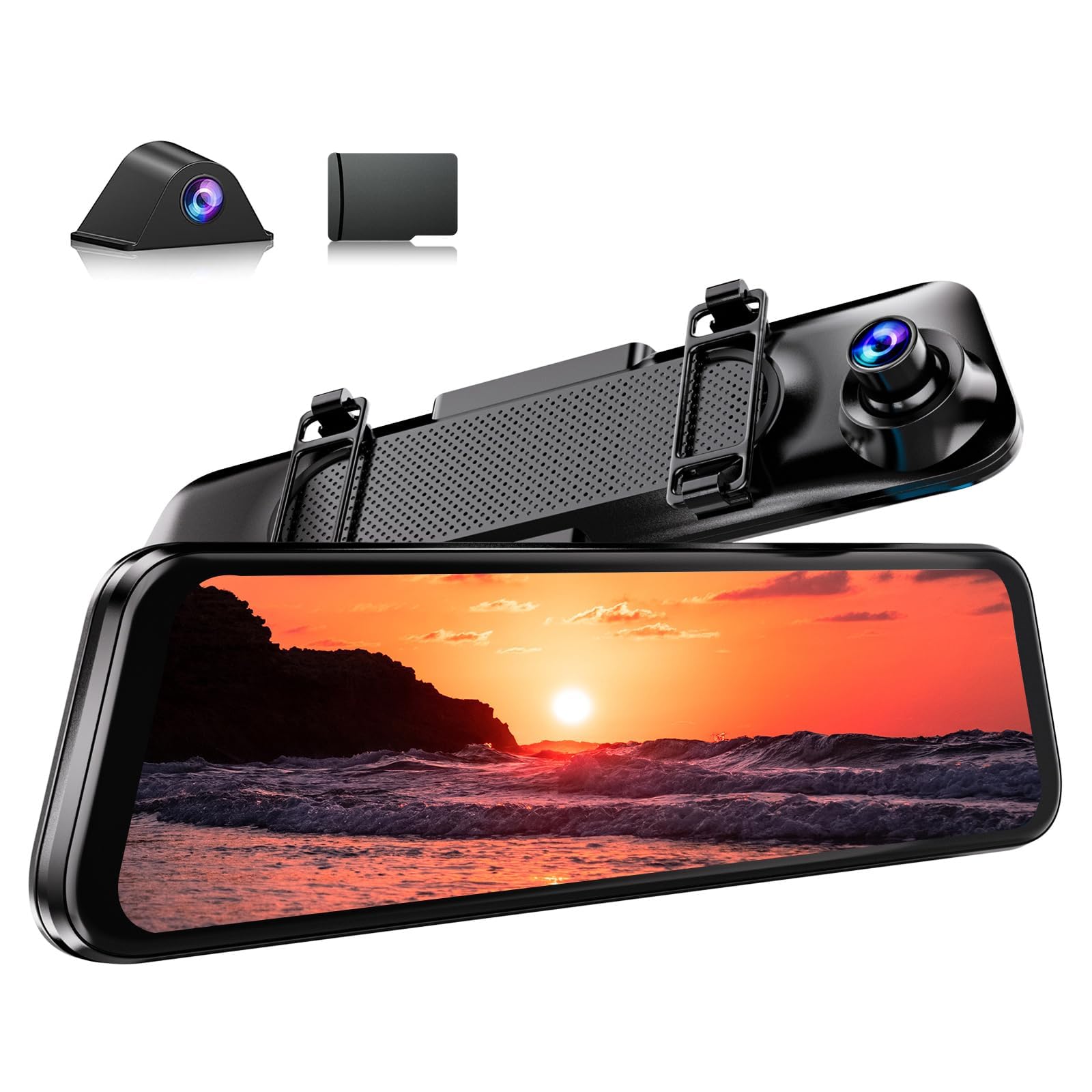 JADO ドライブレコーダー 4Kミラー型 後カメラズーム機能 12インチ 前後カメラ IMX 415センサー Type-C電源ポート 2160P UHD 大画面 GPS搭載 HDR/WDR搭載 超暗 22,250円