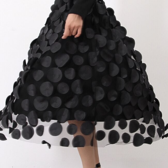 ロングスカート レディース 大きいサイズ ロング丈 無地 装飾 ブラック 黒 ファッション 冬 ウィンター 着やせ 美脚 シンプル ハイウエスト Aラインスカート ボトムス カジュアル 大人カジュアル