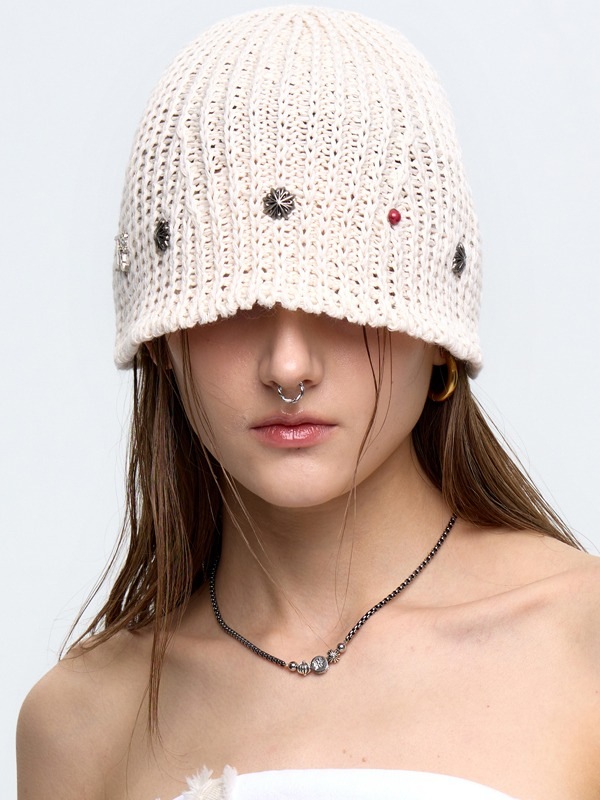 【RSSC】 RIVET BUCKET BEANIE : IVORY
