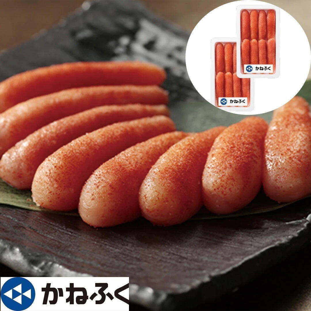 かねふく 無着色からし明太子 450gｘ2セット 【産直メーカー直送品】 8,316円