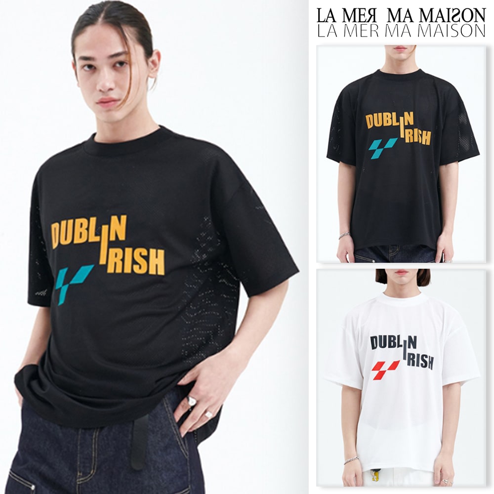 [LA MER MA MAISON] G.PRINT MESH HALF-T 4,723円