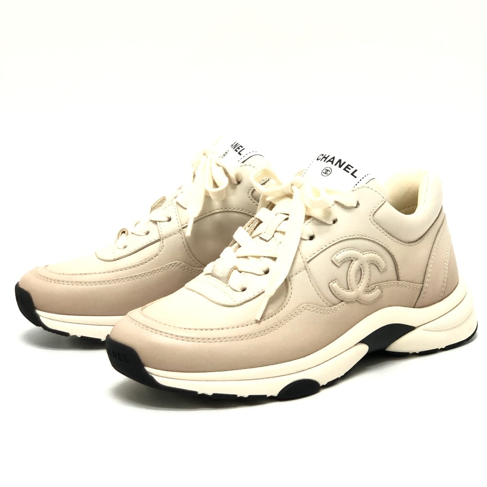 スニーカー G46086 ココマーク グラデーション 24K 靴 シューズ ローカット レザー ベージュ