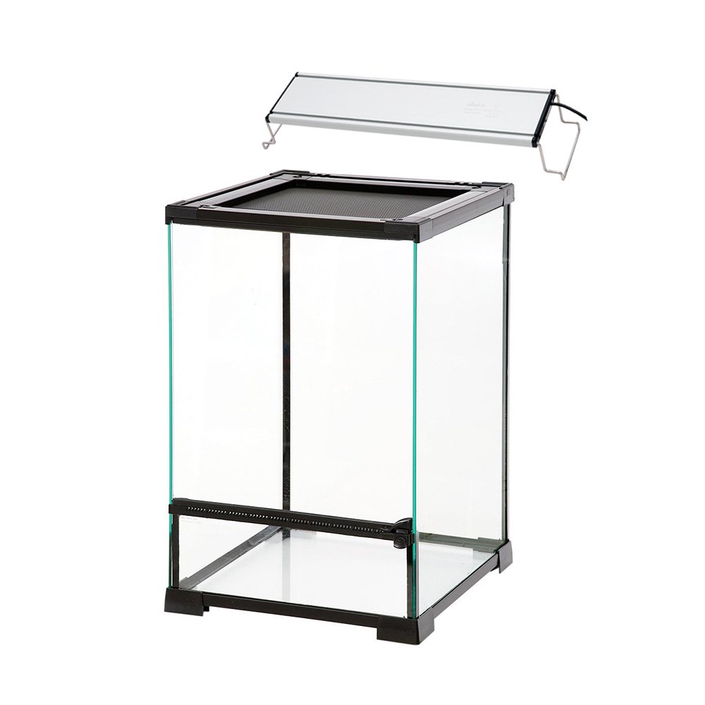 爬虫類ケージ　テラスペース　３０X３０X４５ｃｍ　＋　アクロ　ＲＥＣＴＡＮＧＬＥ　ＬＥＤ　ＢＲＩＧＨＴ　３００　ＣＲＣ17―15―05―30―00