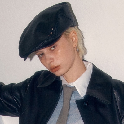 UNDERCONTROL STUDIO 正規品 DRIVE HUNTING / TRIPLE R STUD / V LEATHER ベレモ