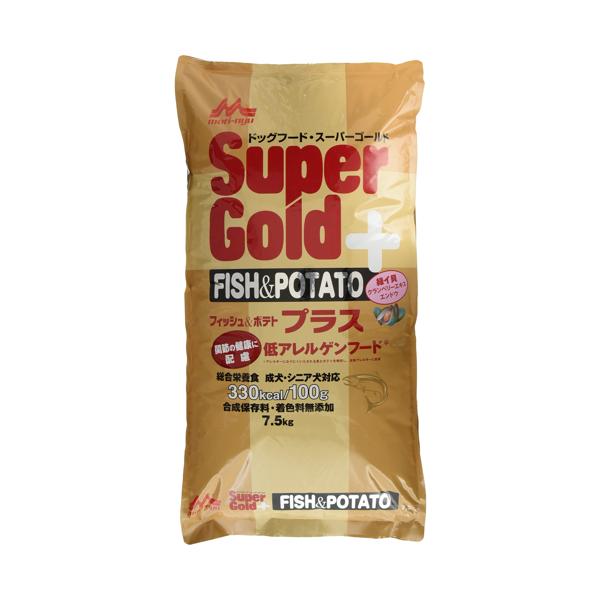 森乳サンワールド スーパーゴールド フィッシュ&ポテト プラス 関節ケア 7.5kg