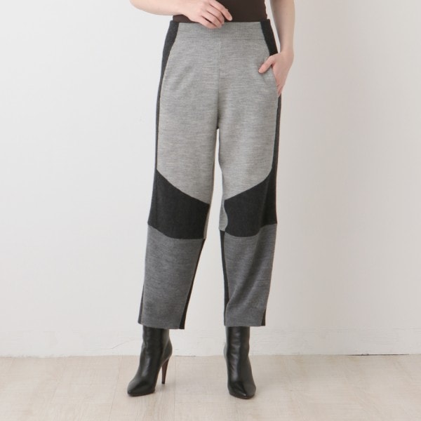 パンツ ニット グレー レディース 603612 S2263 1150