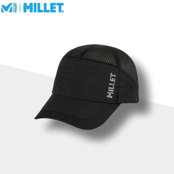 メッシュレビスキャップ 男女共用 通気性 軽量キャップ 帽子 ブラック_CA