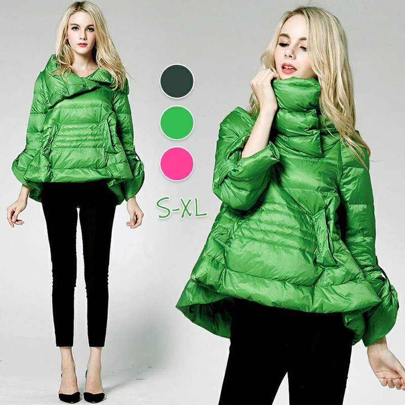 ダウンコート ショートコート レディース 冬 ダウンジャケット ショート丈コート Aライン 中綿コート アウター 前開き 暖かい 防寒 通勤 カジュアル 大きいサイズ きれいめ おしゃれ 20代 30