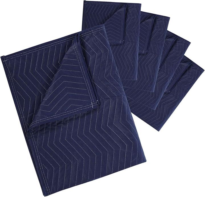 養生クッションマット 緩衝材 傷防止(青5枚, 120cmx180cm)