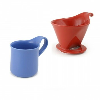 ZERO JAPAN（ゼロジャパン） ドリッパー＆カフェマグセット ドリッパートレイ付 DMZ-16 TO/BB