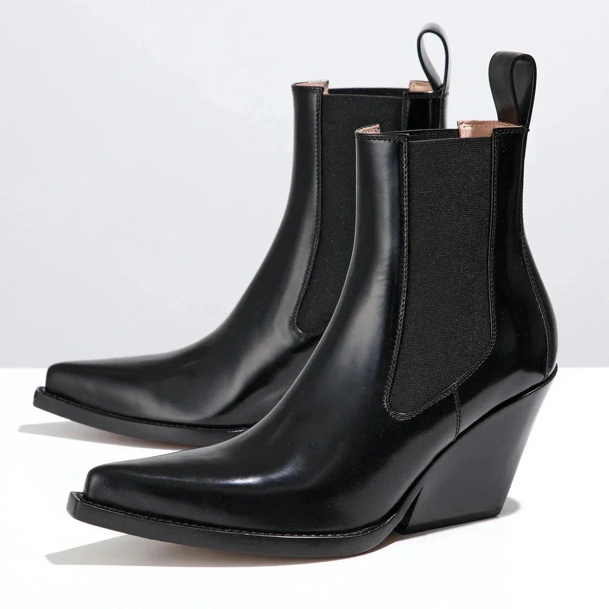 BOTTEGA VENETA ボッテガヴェネタ ショートブーツ 639826 V01M0 レディース レザー ウェッジソール サイドゴア シューズ 靴 1000 【ts】