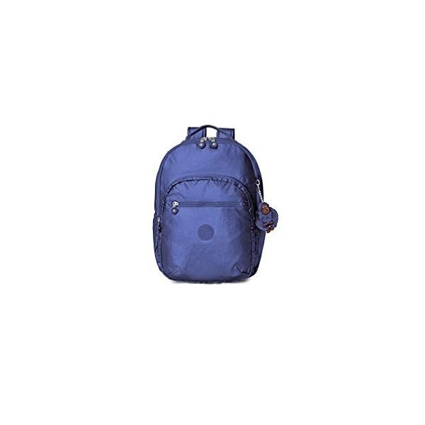 Kipling Seoul Go Laptop， Padded， Adjustable Backpack Straps， Zip Closure (Enchanted Purple Metallic)