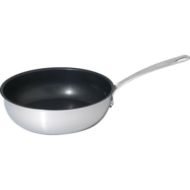 家庭用品 鍋 フライパンマイヤー ホワイトスチール シェフズパン 24cm PM-CP24NS (B)