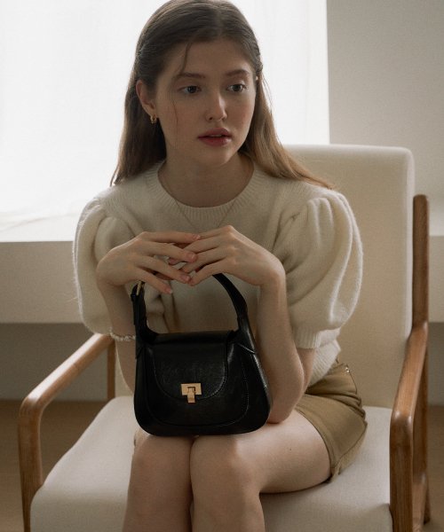 【OVHEE】 Beaute Crinkled_Black トートバッグ 正規品