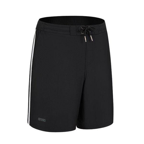 男性用ビーチアリス4部パンツ水着(A6SM1WP01)BLK