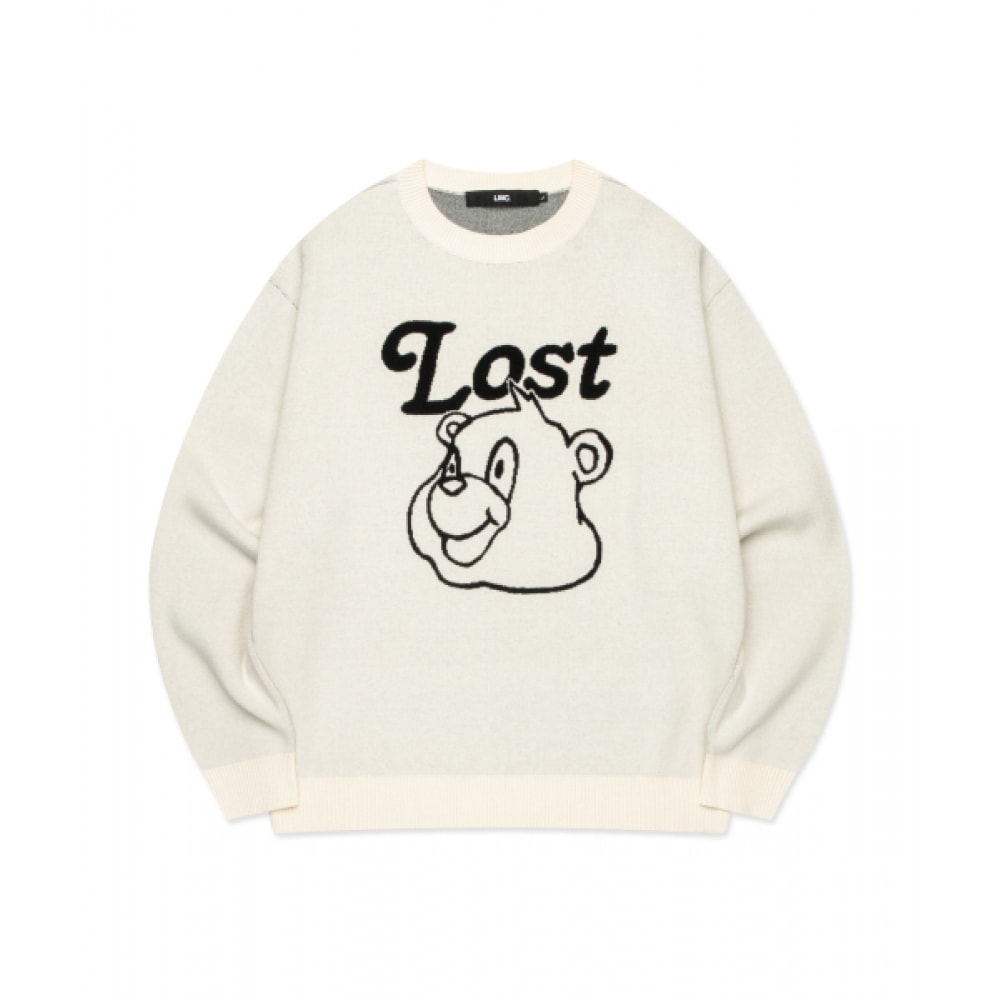 LMC ベアフェイスニットセーターアイボリー