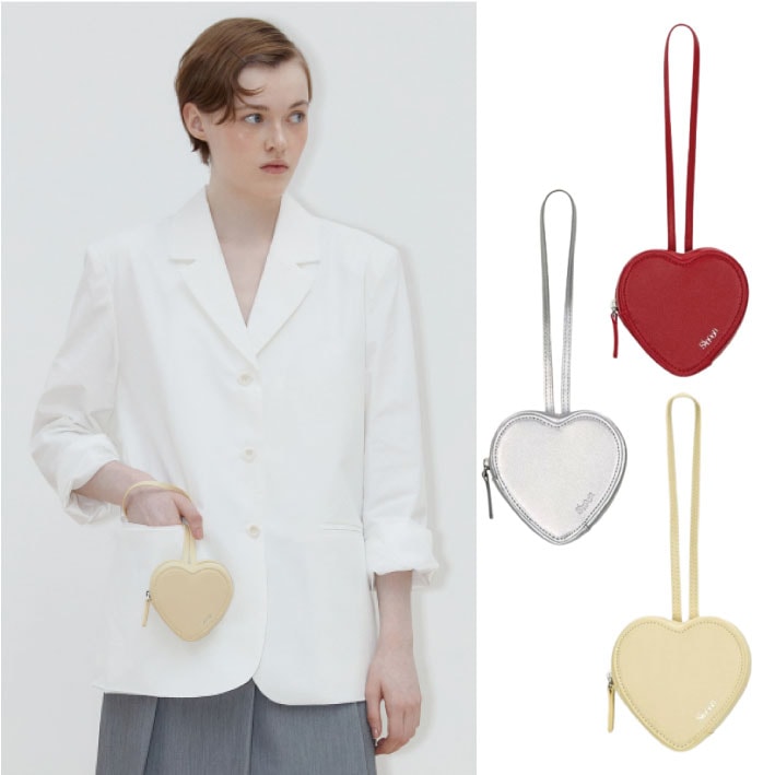 HEART HANDBAG トートバッグ (3 colors)