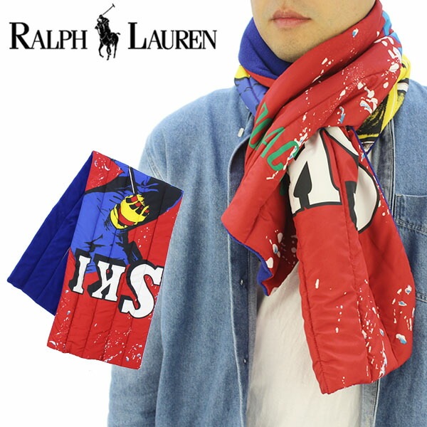 ラルフ ローレン Ski 92 Puffer Scarf マフラー [AA]