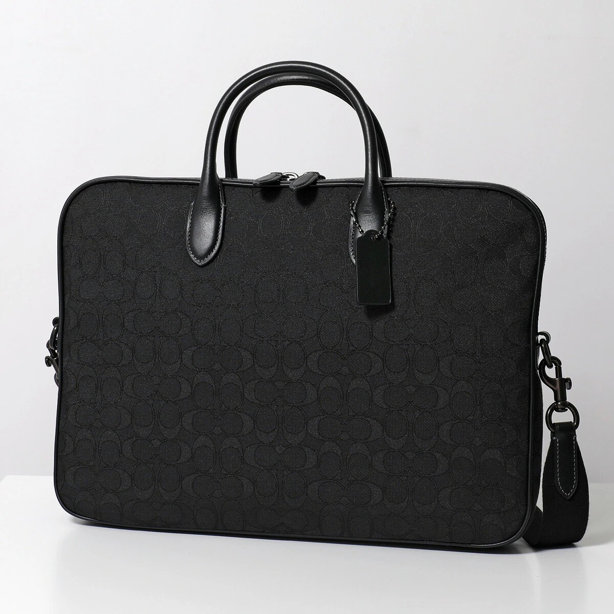 COACH コーチ ブリーフケース Theo Work Bag テオ ワーク CAK97 メンズ レザー ビジネスバッグ ショルダーバッグ 鞄 BLK/BLACK 【ts】