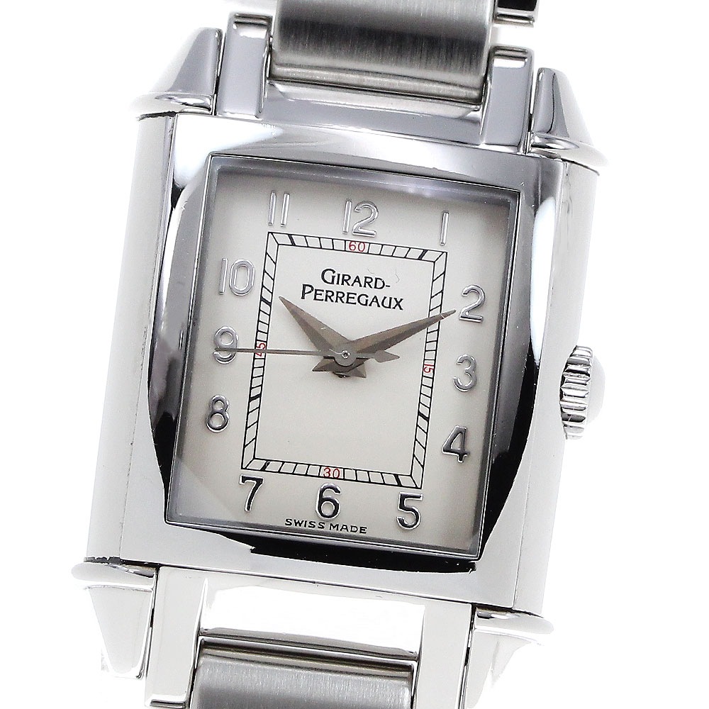 ジラール・ペルゴ GIRARD PERREGAUX 25900.1.11.105 ヴィンテージ1945 手巻き レディース 保証書付き_820418【中古】