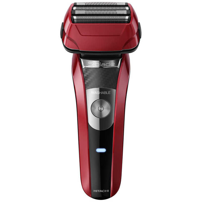 日立　HITACHI　電気シェーバー ［4枚刃 /AC100V-240V］ レッド　RMH-F470B-R