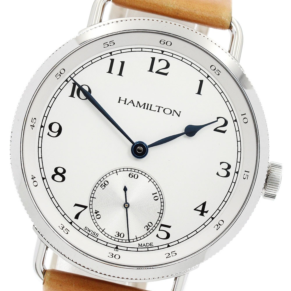 ハミルトン HAMILTON H787190 カーキネイビー パイオニア リミテッド 限定1892本 スモールセコンド 手巻き メンズ 箱・保証書付き_959699【中古】