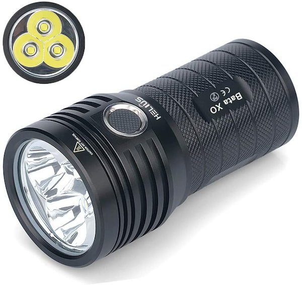 Helius LED 懐中電灯 15000ルーメン USB充電式 18xCREE XML T6 LED IPX67防水 防災 強力 軍用 最強 軍事警察パトロール 携帯便利 停電対応  Helius LED 懐中電灯 15000ルーメン USB充電式 18xCREE XML T6 LED