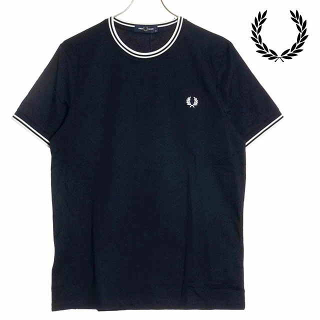 メール便 メンズ ツイン ティップド Tシャツ [M1588-795] TWIN TIPPED T-SHIRT トップス 半袖 クルーネック NAVY
