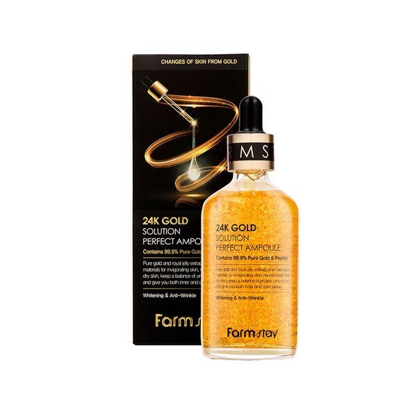 24K ゴールド ソリューション パーフェクト アンプル 100ml